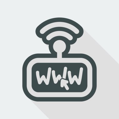 Modem Internet bağlantısı simgesini