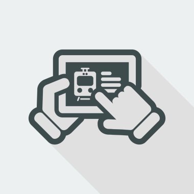 Seyahat Acentası Web sitesinde tablet simgesi