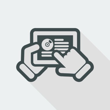 Tablet müzik simgesi