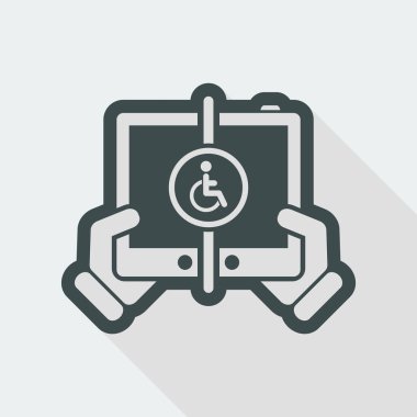 Handikap tablet bağlantı simgesi