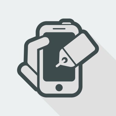 telefon etiketi simgesi