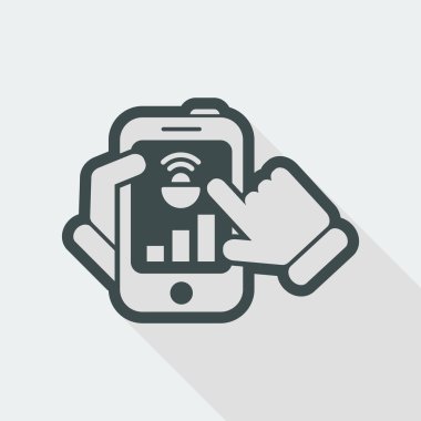 akıllı telefon bağlantı simgesi