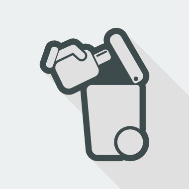 Atık toplama simgesini ayır