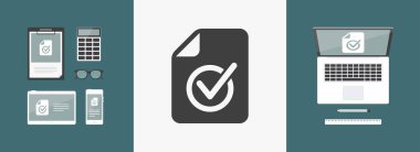 İşaretli belge simgesi