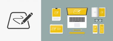 Tasarımcı tablet simgesi