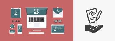 Olumlu sonuç simgesi