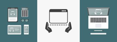 El el simgesi için bilgisayar önlemler 