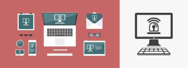 Bilgisayar alarm simgesini