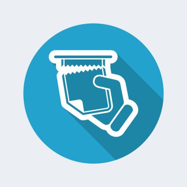 Koparma sayfası kağıt simgesi