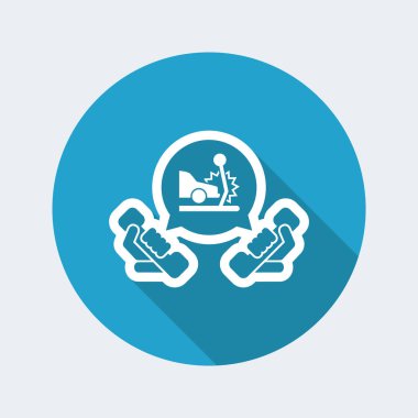 Yol yardımı illüstrasyon