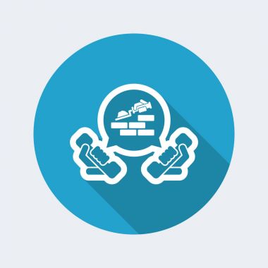 İnşaat şirketi bağlantı simgesi