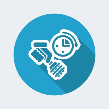 Simge yemek için zaman