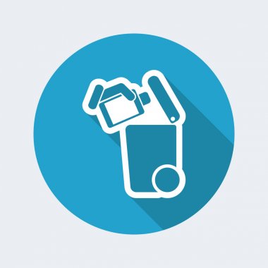 Atık toplama simgesini ayır