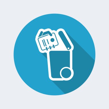 Atık toplama simgesini ayır