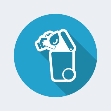 Atık toplama simgesini ayır