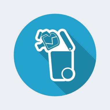 Atık toplama simgesini ayır