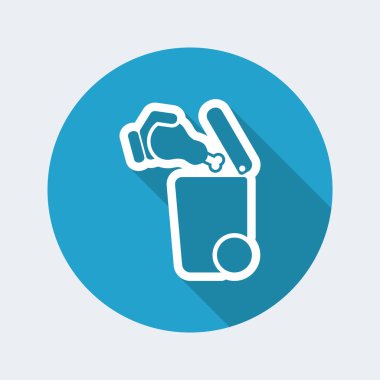 Atık toplama simgesini ayır