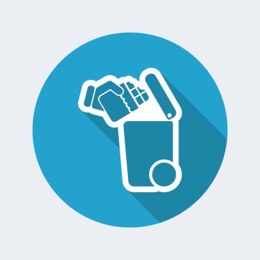 Atık toplama simgesini ayır