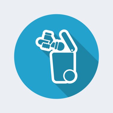 Atık toplama simgesini ayır