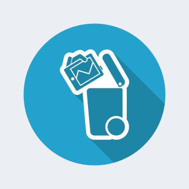 Atık toplama simgesini ayır