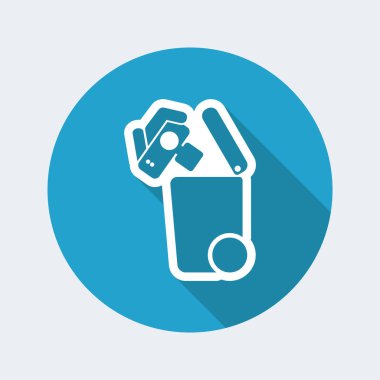 Atık toplama simgesini ayır