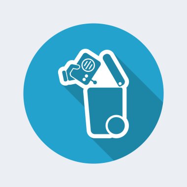 Atık toplama simgesini ayır