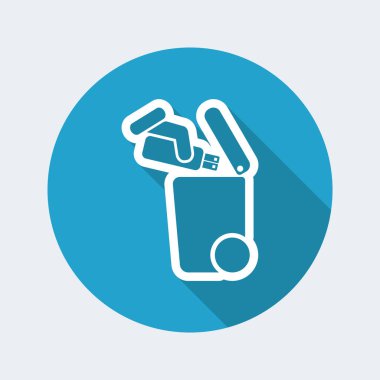 Atık toplama simgesini ayır