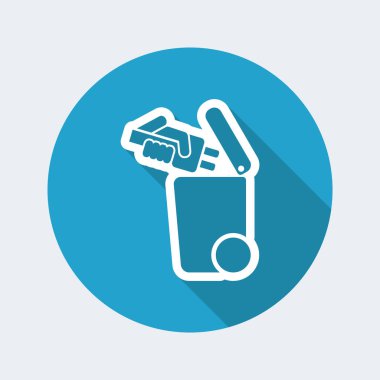 Atık toplama simgesini ayır