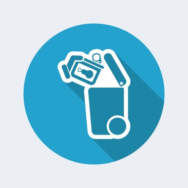 Atık toplama simgesini ayır