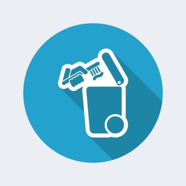 Atık toplama simgesini ayır