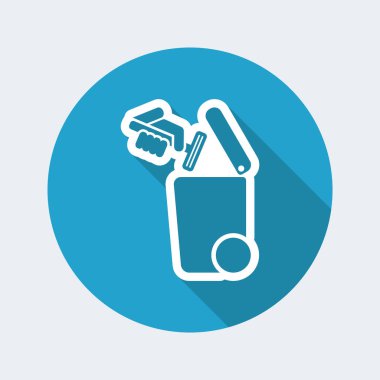 Atık toplama simgesini ayır