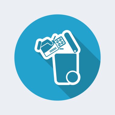 Atık toplama simgesini ayır