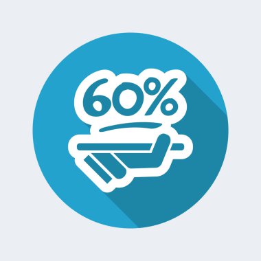 indirim etiketi simgesi