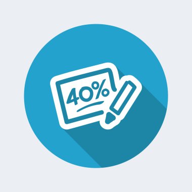 indirim etiketi simgesi