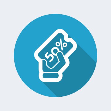 indirim etiketi simgesi