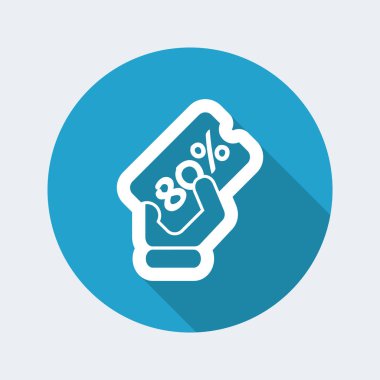 indirim etiketi simgesi