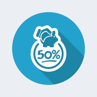 indirim etiketi simgesi