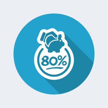 indirim etiketi simgesi