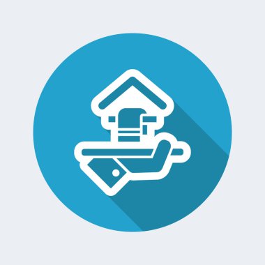 Otel ikonu. Havlu Servisi.