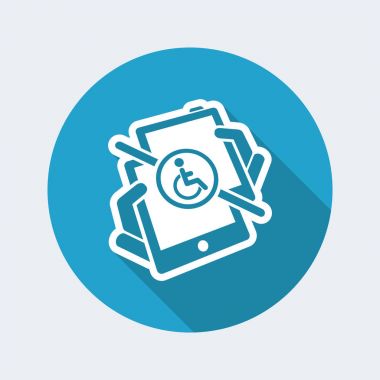 Handikap tablet bağlantı simgesi