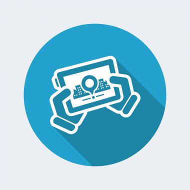 şehir haritası simgesini