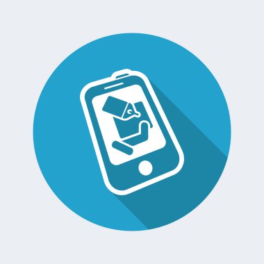 Online mağaza alışveriş simgesi