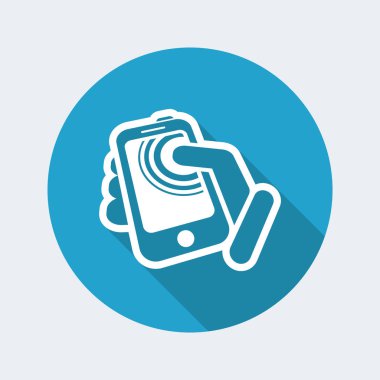 akıllı telefon dokunmatik ekran simgesi