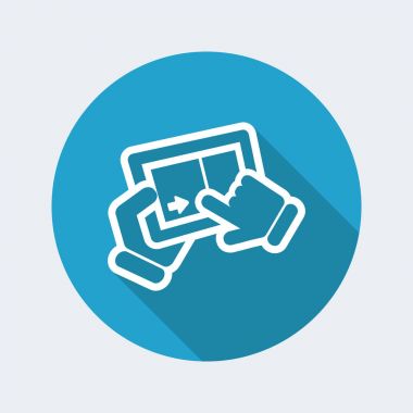 dokunmatik sürgülü simgesi