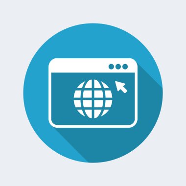 Web tarayıcı penceresi simge