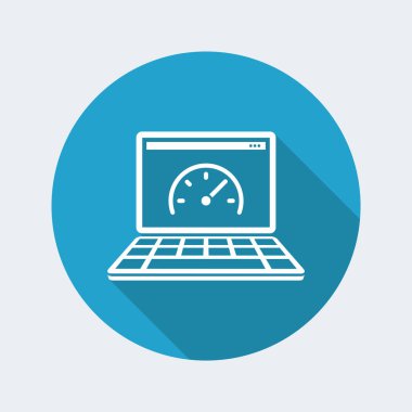 Bilgisayar performans - düz en az simgesi