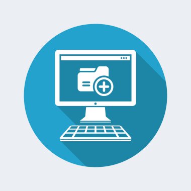 Yeni klasör - vektör düz en az simgesi