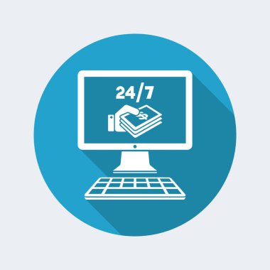 Dolar ödeme online simgesi