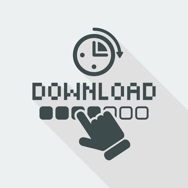 Download progress icon — Stock Vector