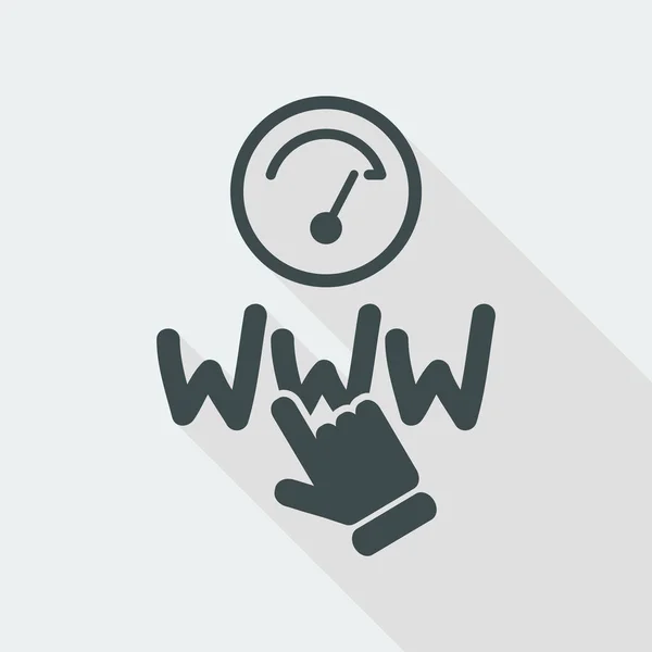 Web connection icon — Stock Vector